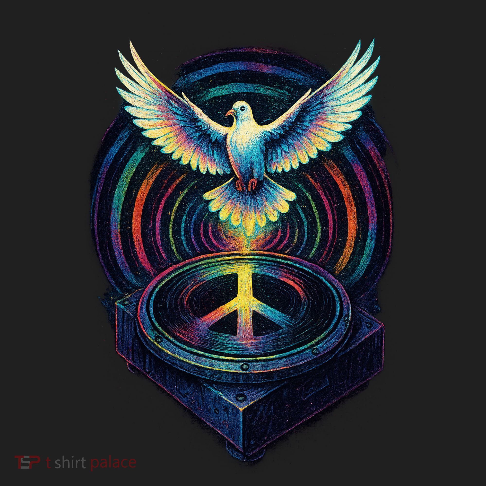 Peaceful Turntable Vibes Tumbler