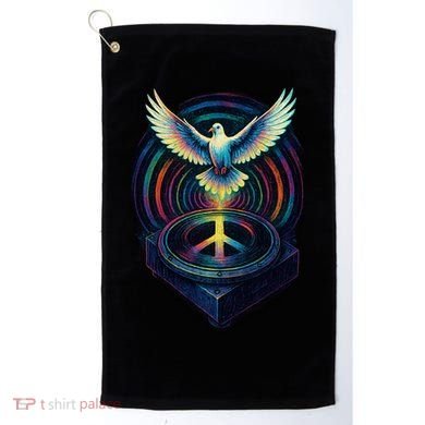 Peaceful Turntable Vibes Golf Towel