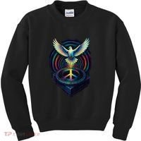 Peaceful Turntable Vibes Kids Sweatshirt thumb 0