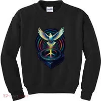 Peaceful Turntable Vibes Kids Sweatshirt thumb 0