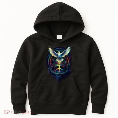 Peaceful Turntable Vibes Kids Hoodie