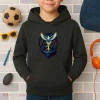 Peaceful Turntable Vibes Kids Hoodie thumb 2