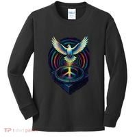 Peaceful Turntable Vibes Kids Long Sleeve Shirt thumb 0