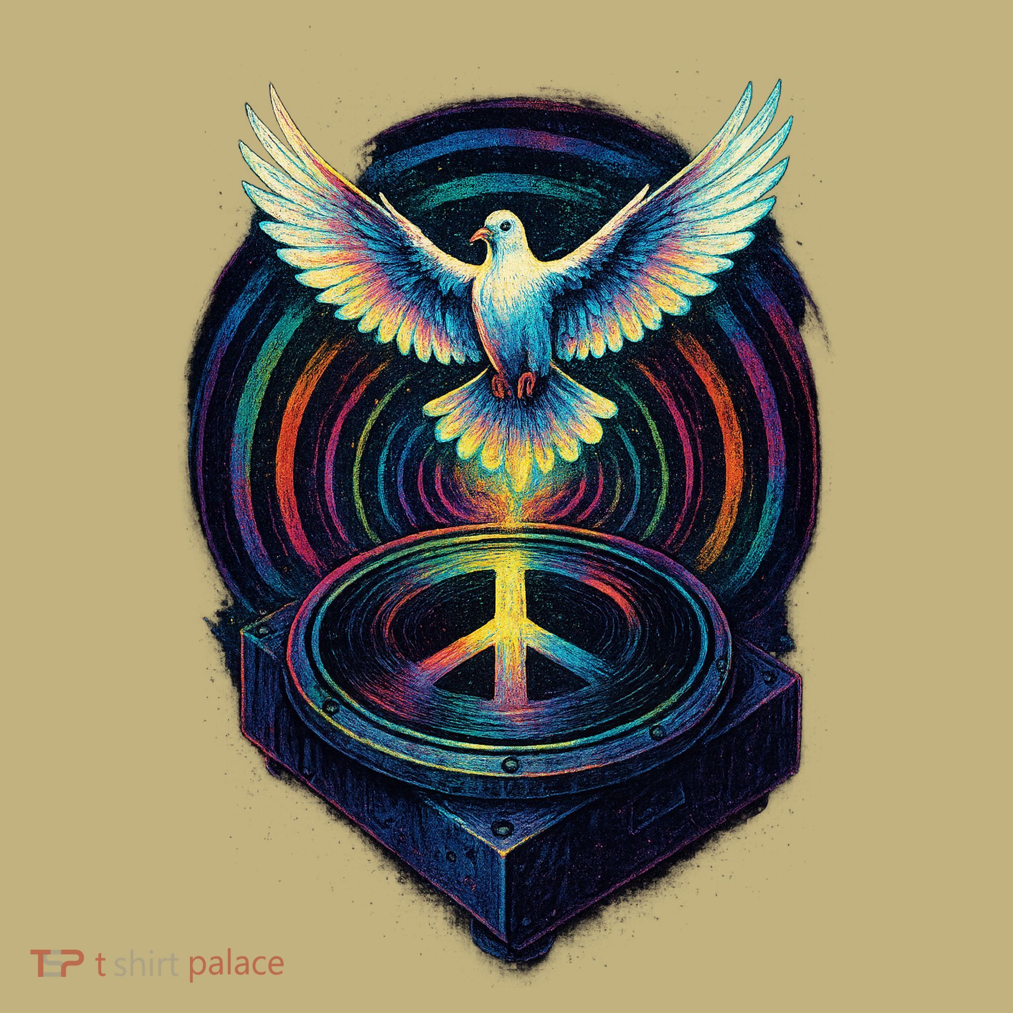 Peaceful Turntable Vibes Hoodie