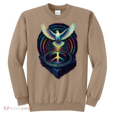 Peaceful Turntable Vibes Sweatshirt