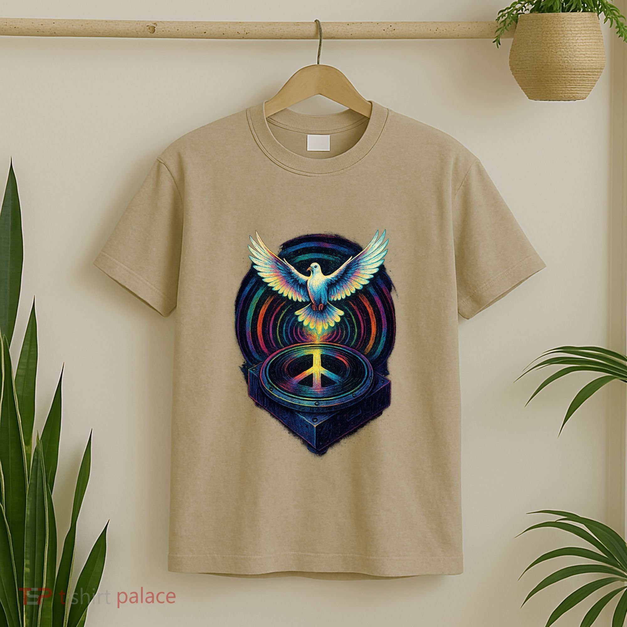 Peaceful Turntable Vibes T-Shirt