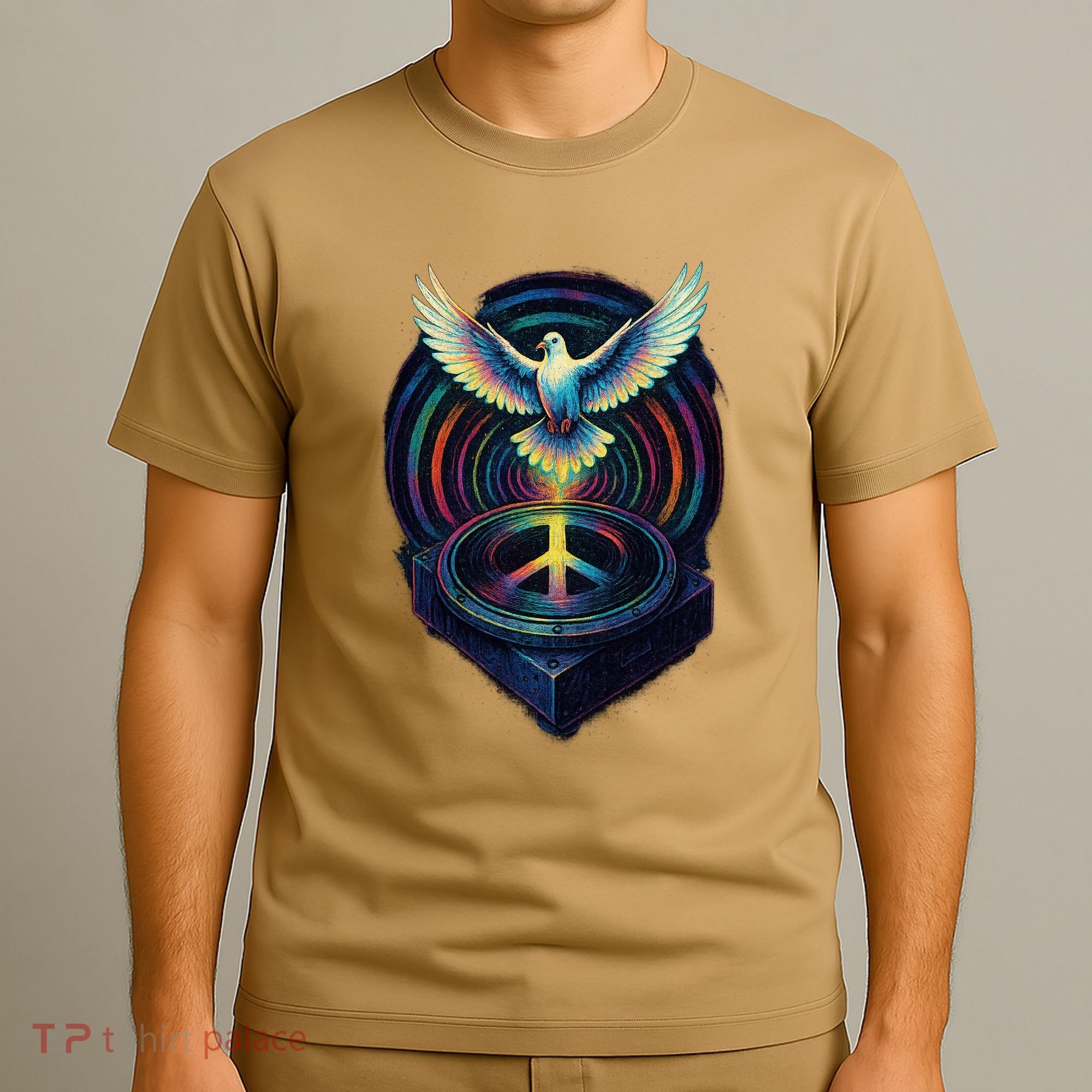 Peaceful Turntable Vibes T-Shirt