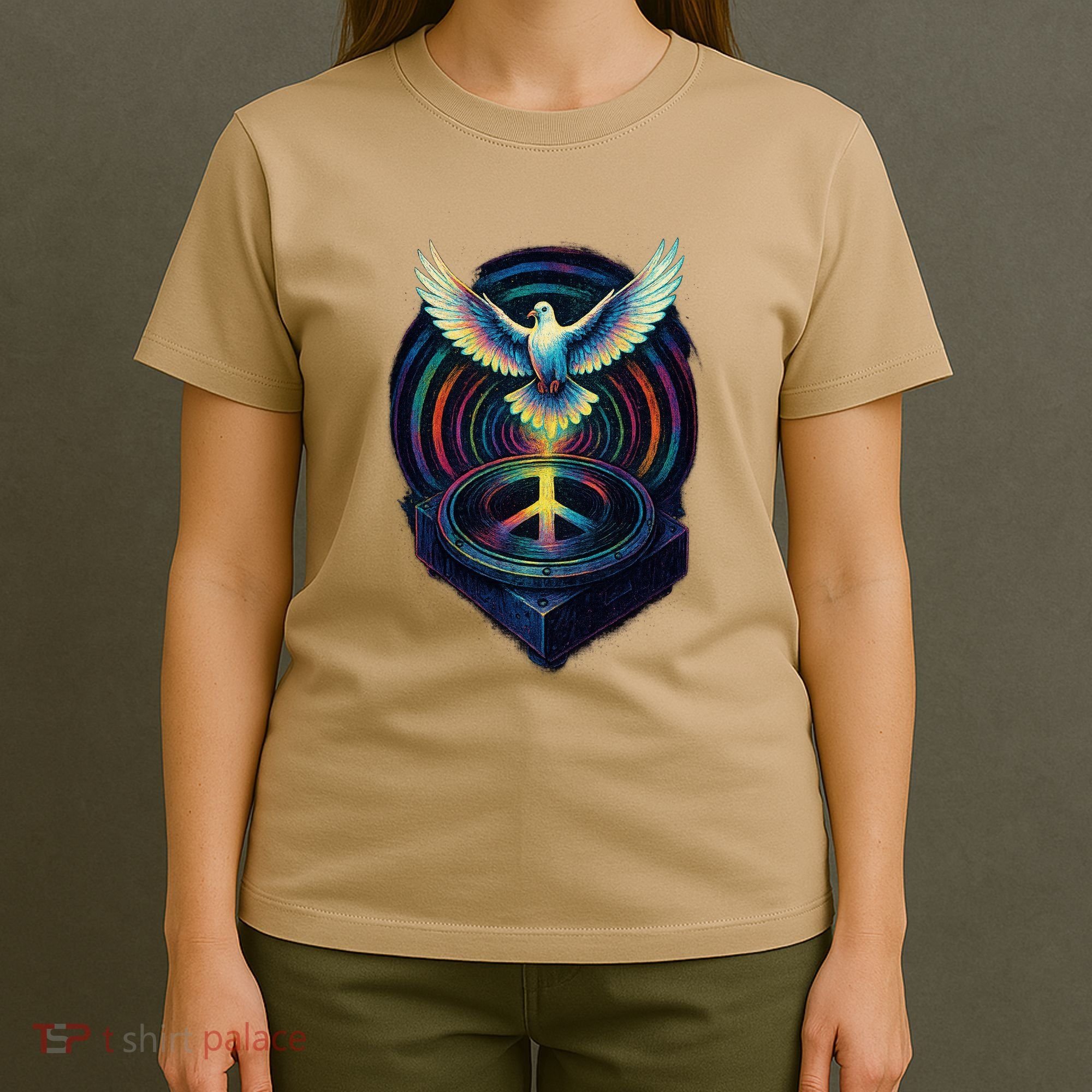 Peaceful Turntable Vibes T-Shirt