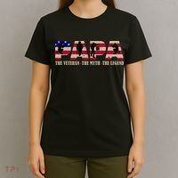 Papa The Veteran The Myth The Legend T-Shirt thumb 4