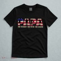 Papa The Veteran The Myth The Legend T-Shirt thumb 5