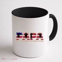 Papa The Veteran The Myth The Legend Coffee Mug thumb 1