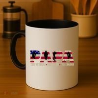 Papa The Veteran The Myth The Legend Coffee Mug thumb 4