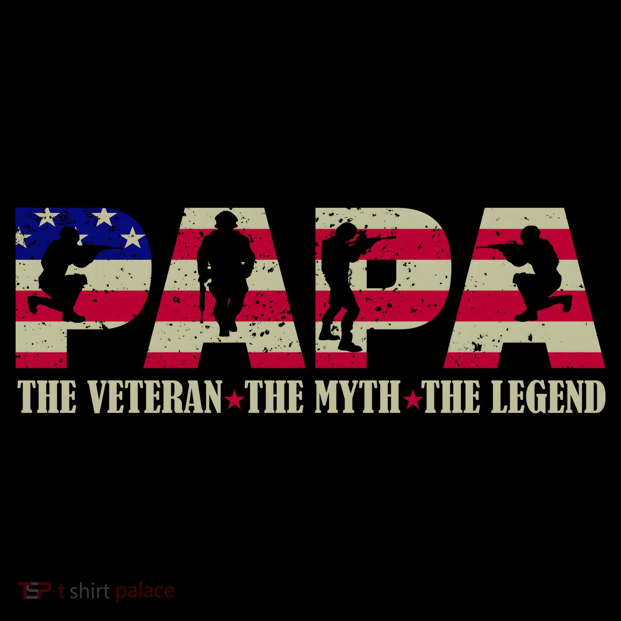 Papa The Veteran The Myth The Legend Coffee Mug
