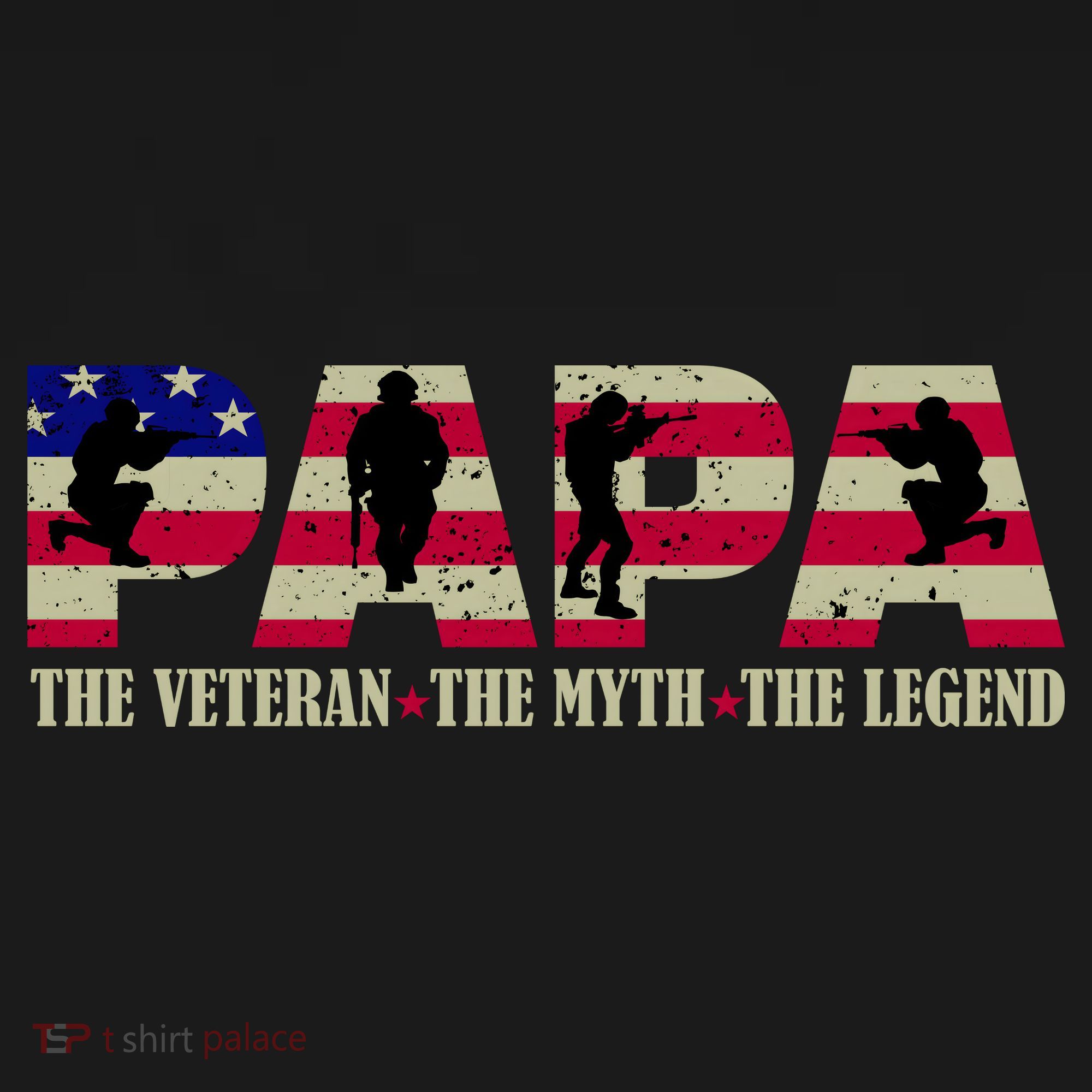 Papa The Veteran The Myth The Legend Women's Hoodie
