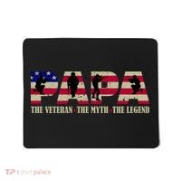 Papa The Veteran The Myth The Legend Mousepad thumb 0