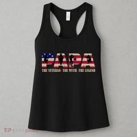 Papa The Veteran The Myth The Legend Women's Tank Top thumb 3