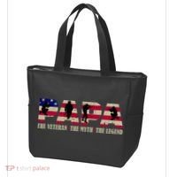 Papa The Veteran The Myth The Legend Tote Bag thumb 3