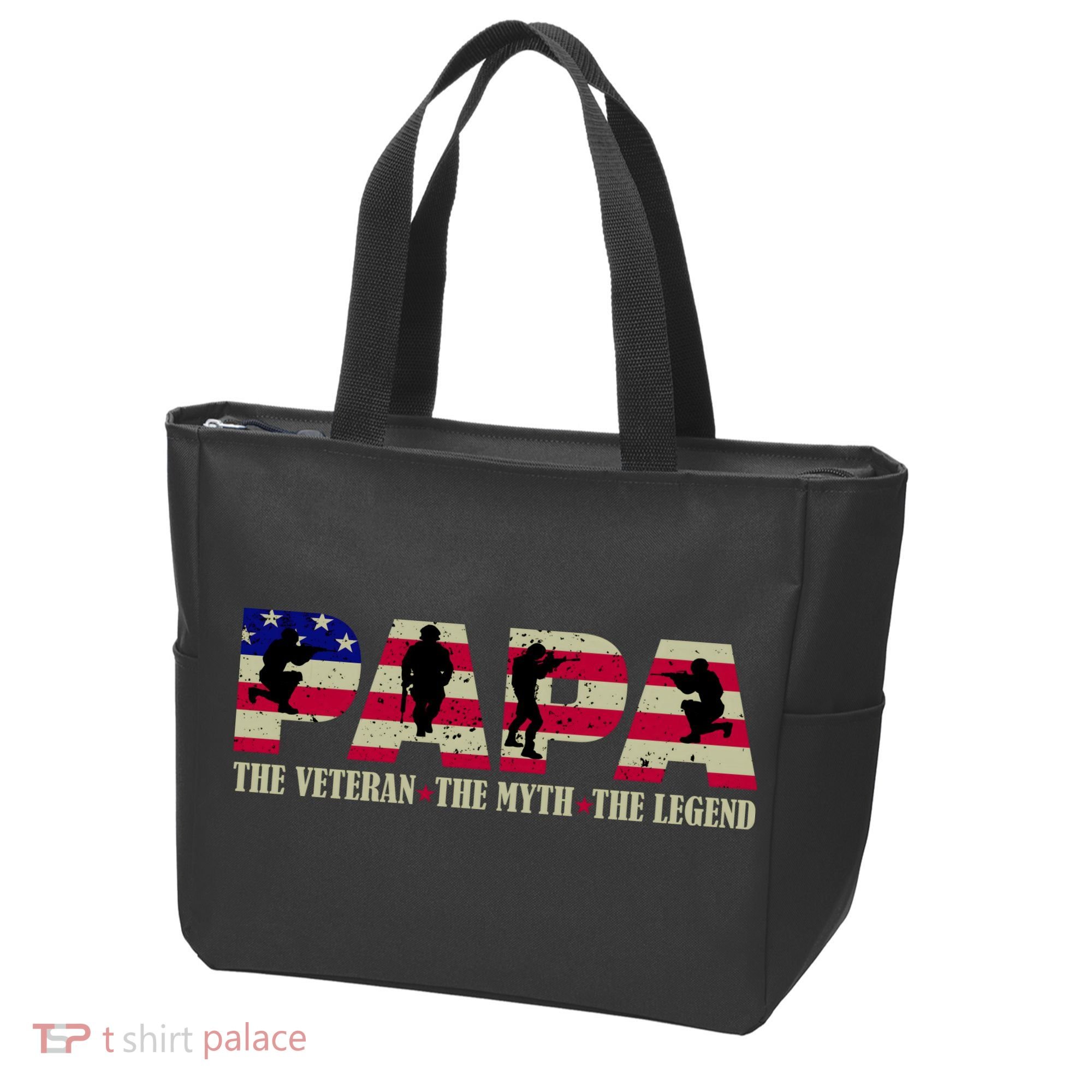 Papa The Veteran The Myth The Legend Tote Bag