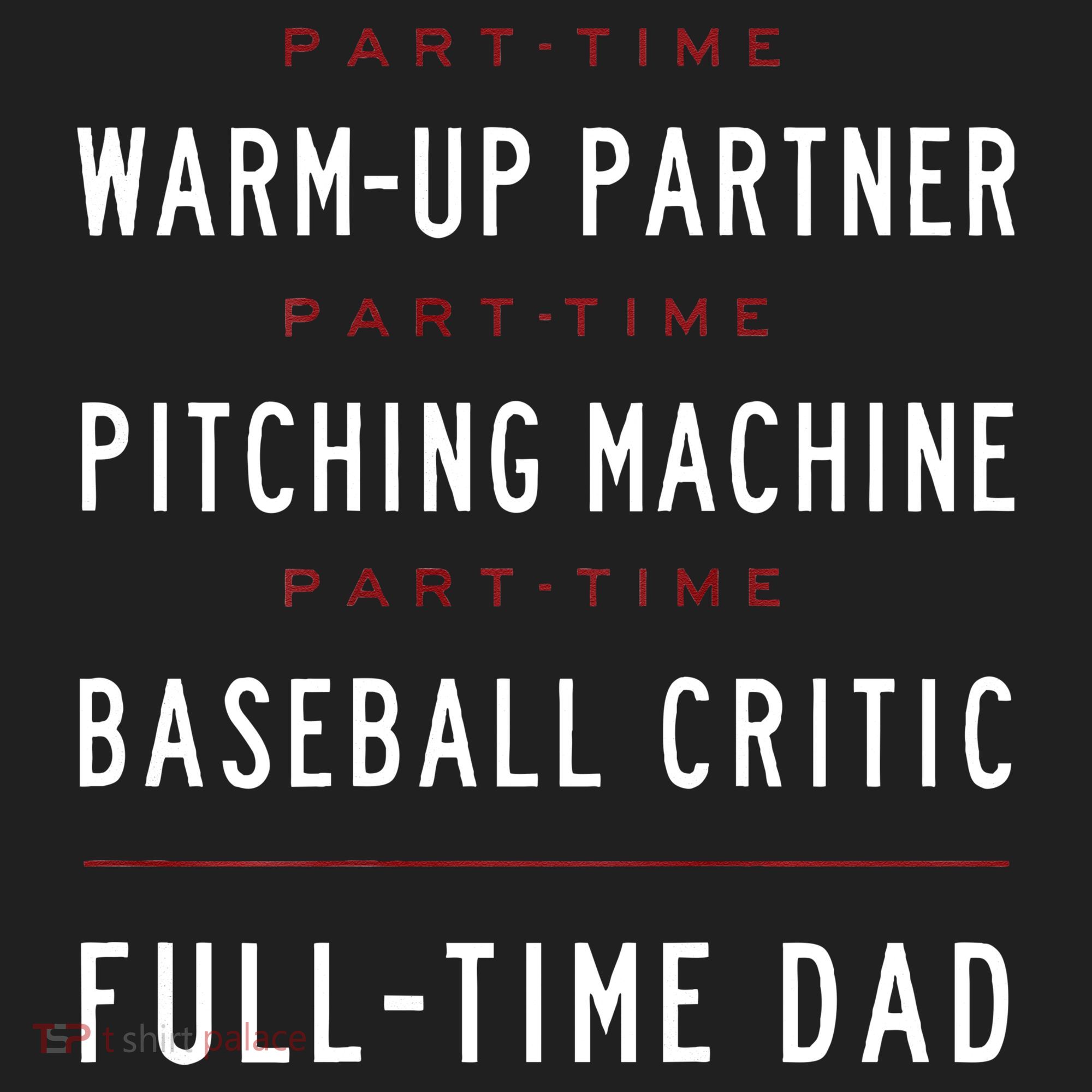 Part Time Warm Up Partner Pitching Baseball Full Time Dad Women's Sweatshirt