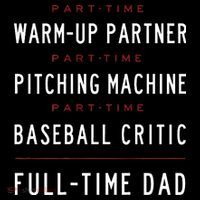 Part Time Warm Up Partner Pitching Baseball Full Time Dad Visor thumb 3
