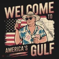 President Trump Welcome To AmericaS Gulf Mexico Vacation Coaster thumb 2