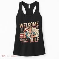 President Trump Welcome To AmericaS Gulf Mexico Vacation Women's Tank Top thumb 0