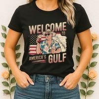 President Trump Welcome To AmericaS Gulf Mexico Vacation Women's T-Shirt thumb 2