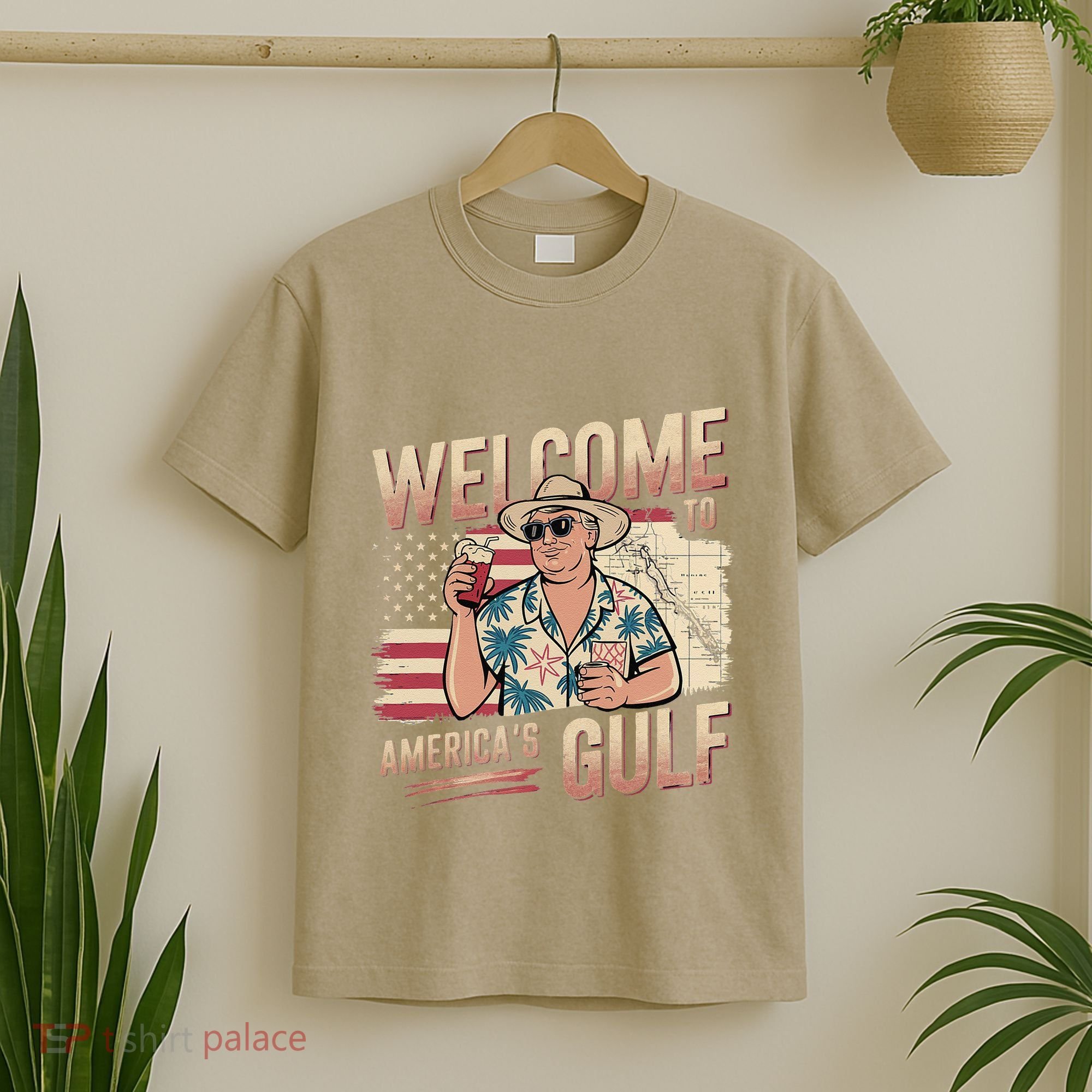 President Trump Welcome To AmericaS Gulf Mexico Vacation T-Shirt