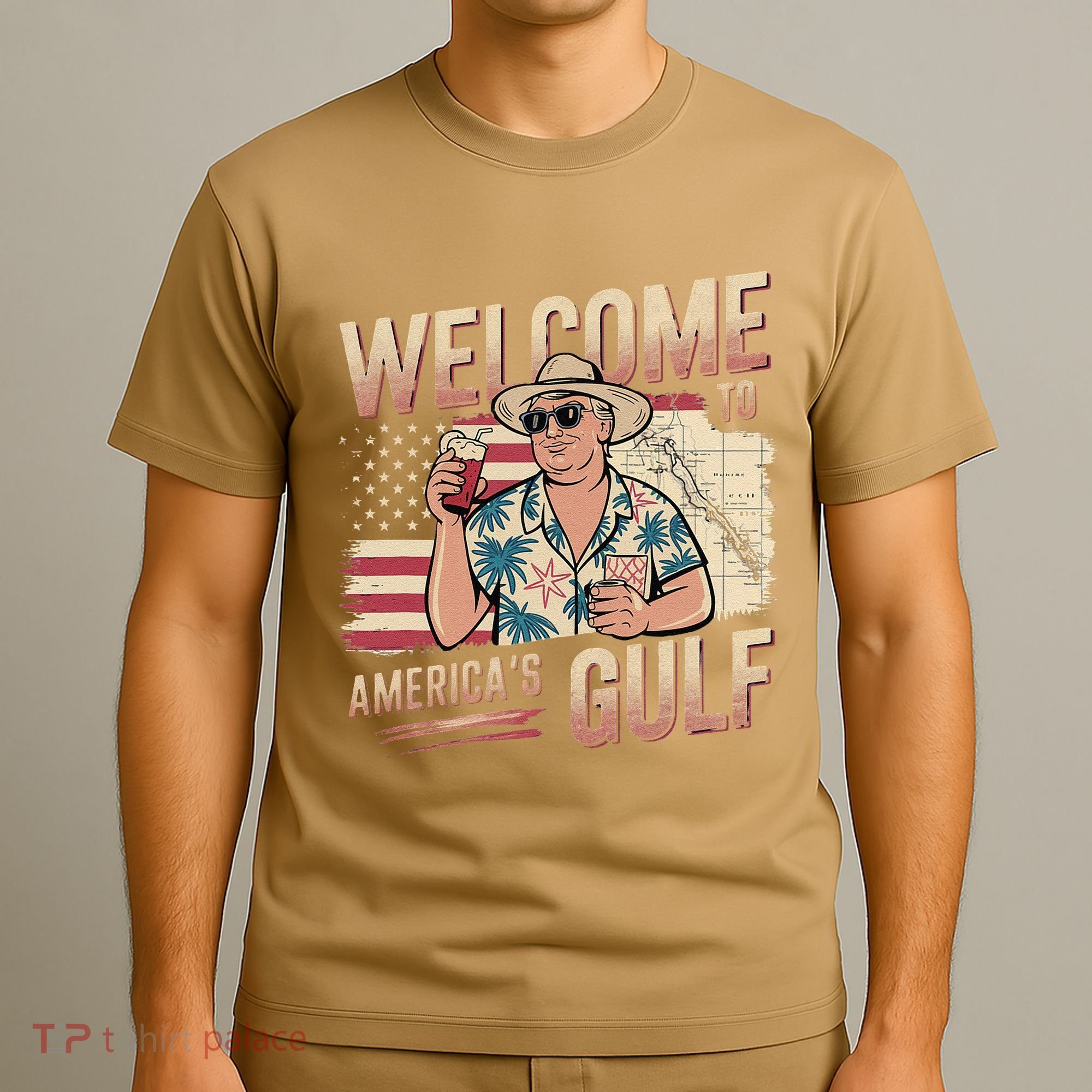 President Trump Welcome To AmericaS Gulf Mexico Vacation T-Shirt