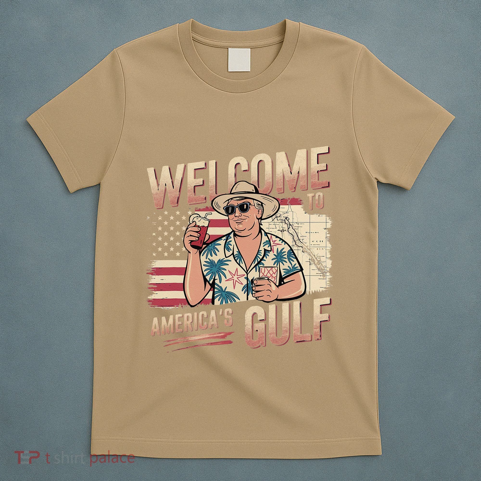 President Trump Welcome To AmericaS Gulf Mexico Vacation T-Shirt