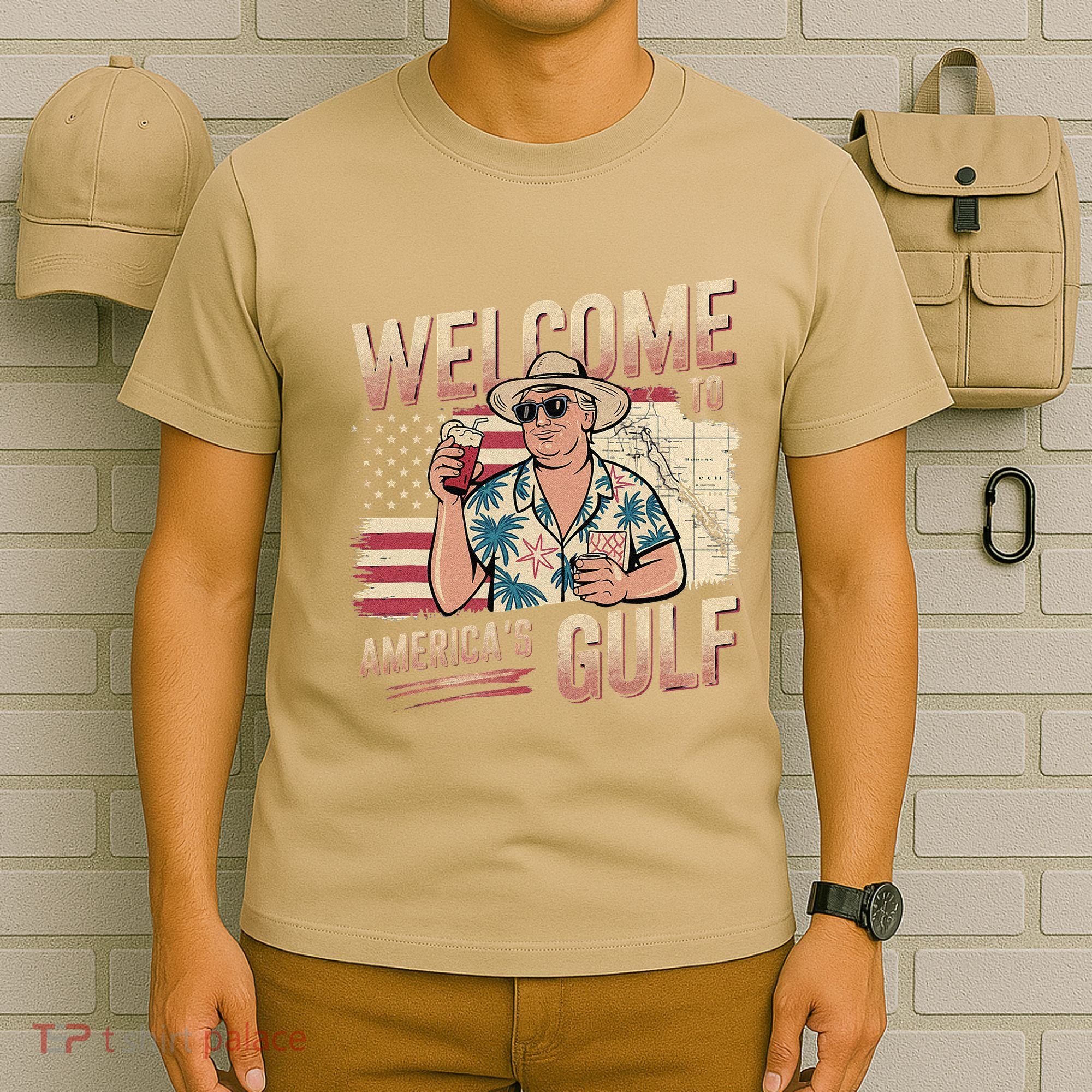 President Trump Welcome To AmericaS Gulf Mexico Vacation T-Shirt