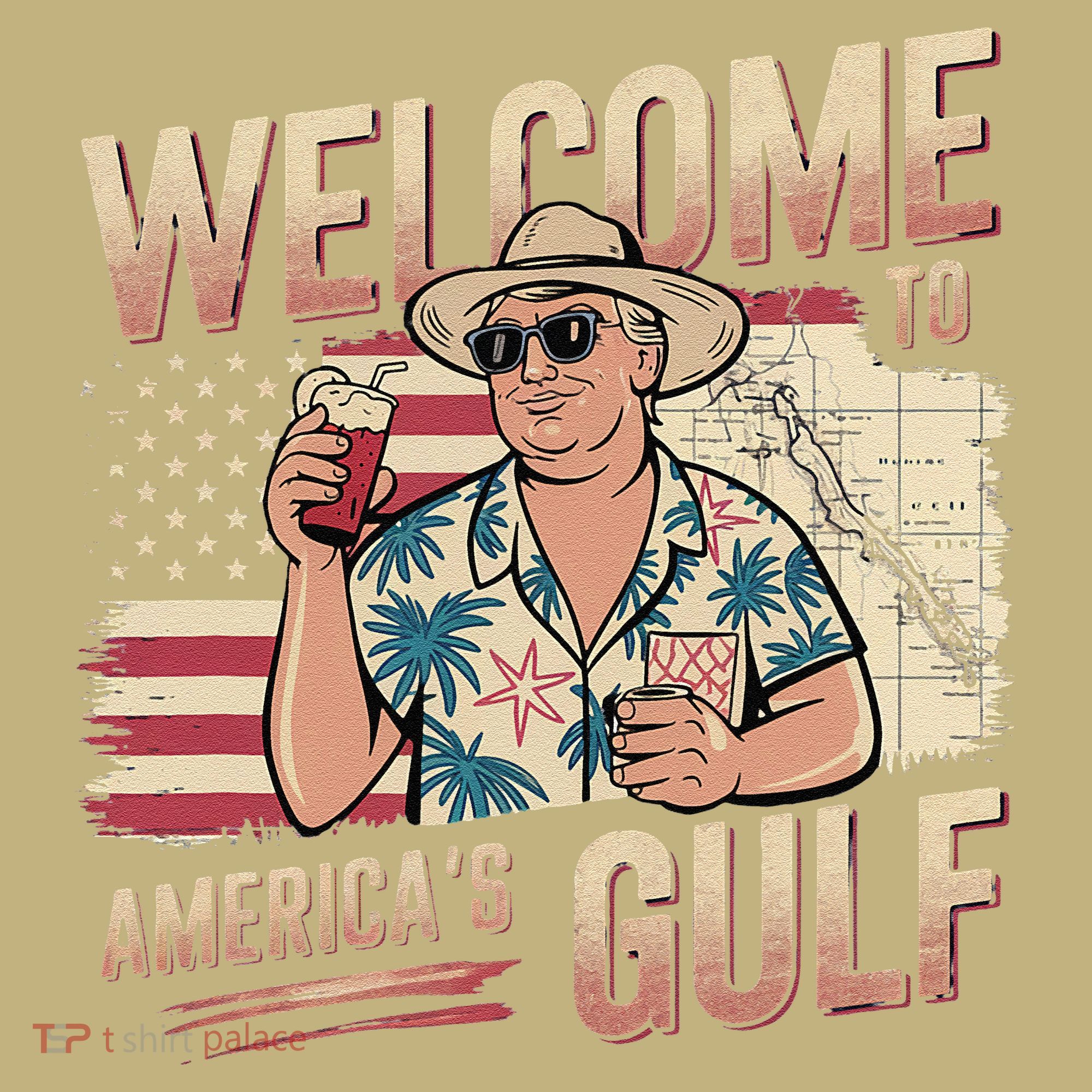 President Trump Welcome To AmericaS Gulf Mexico Vacation Mousepad