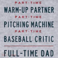 Part Time Warm Up Partner Pitching Baseball Full Time Dad Women's Sweatshirt thumb 2