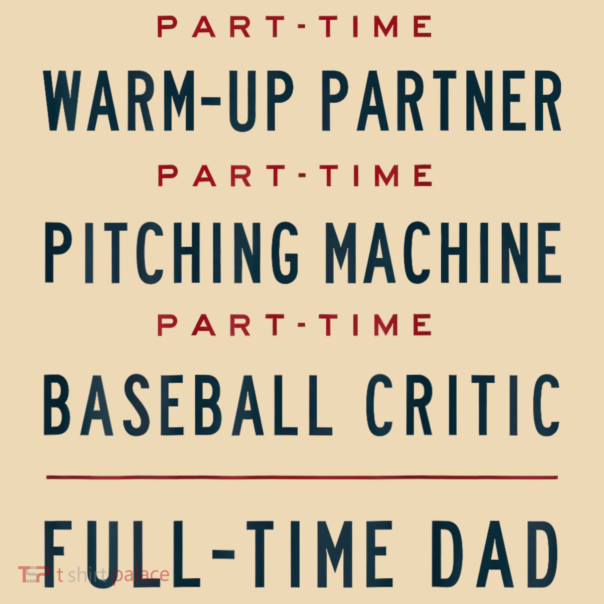 Part Time Warm Up Partner Pitching Baseball Full Time Dad Tote Bag