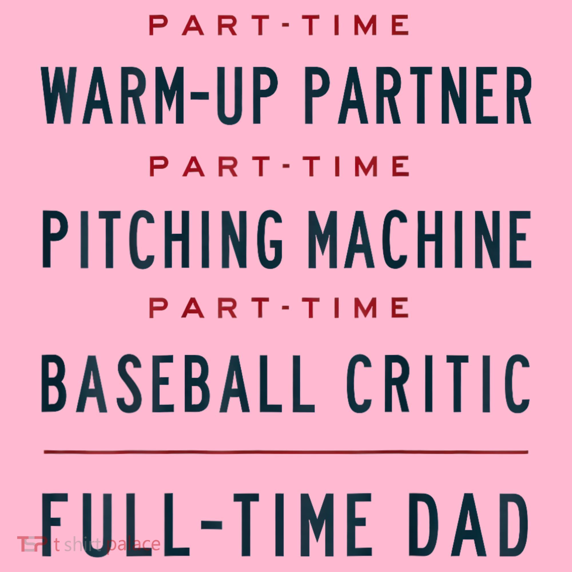 Part Time Warm Up Partner Pitching Baseball Full Time Dad Coaster
