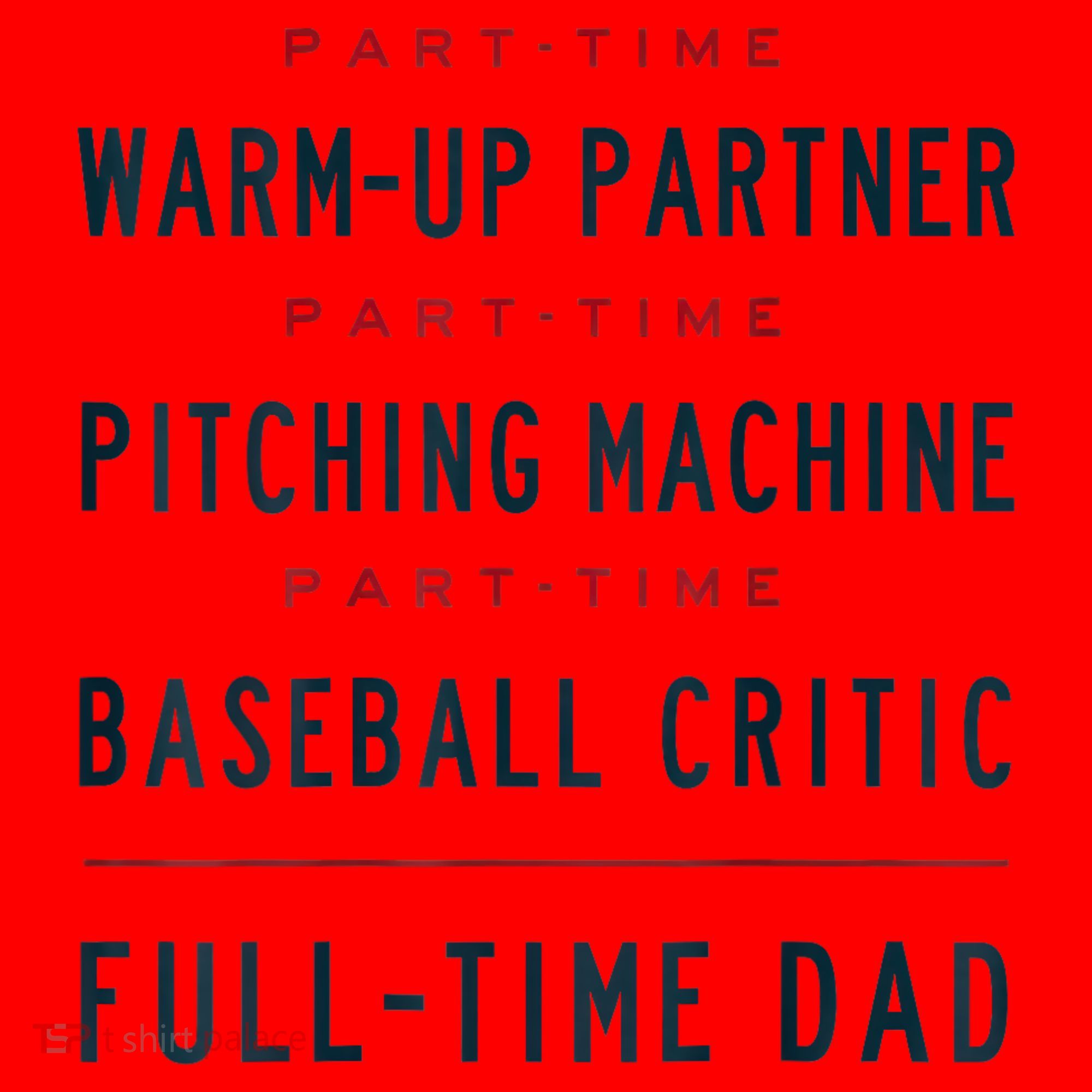 Part Time Warm Up Partner Pitching Baseball Full Time Dad Santa Hat