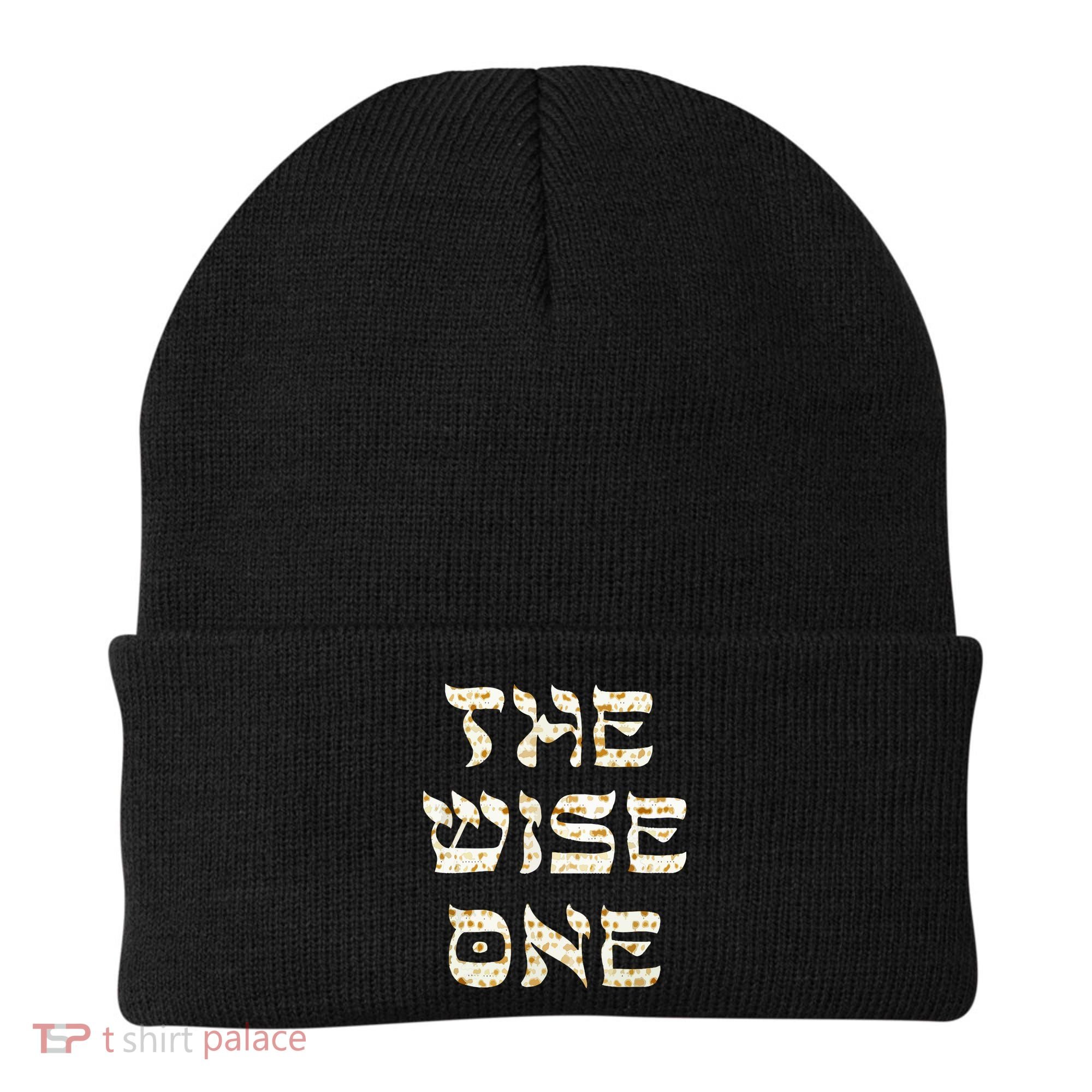 Passover The Wise One Funny Pesach Gift Beanie