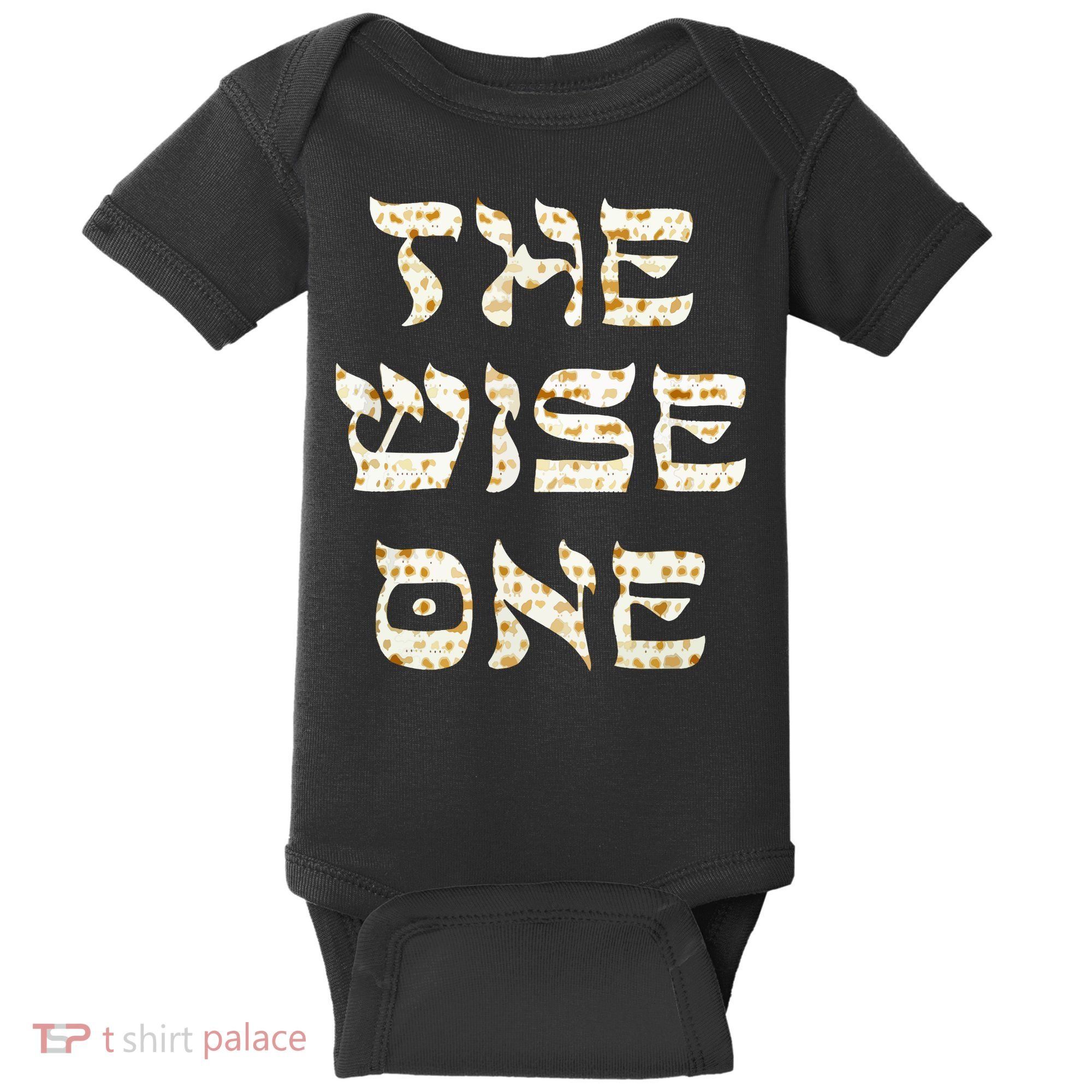 Passover The Wise One Funny Pesach Gift Baby Bodysuit