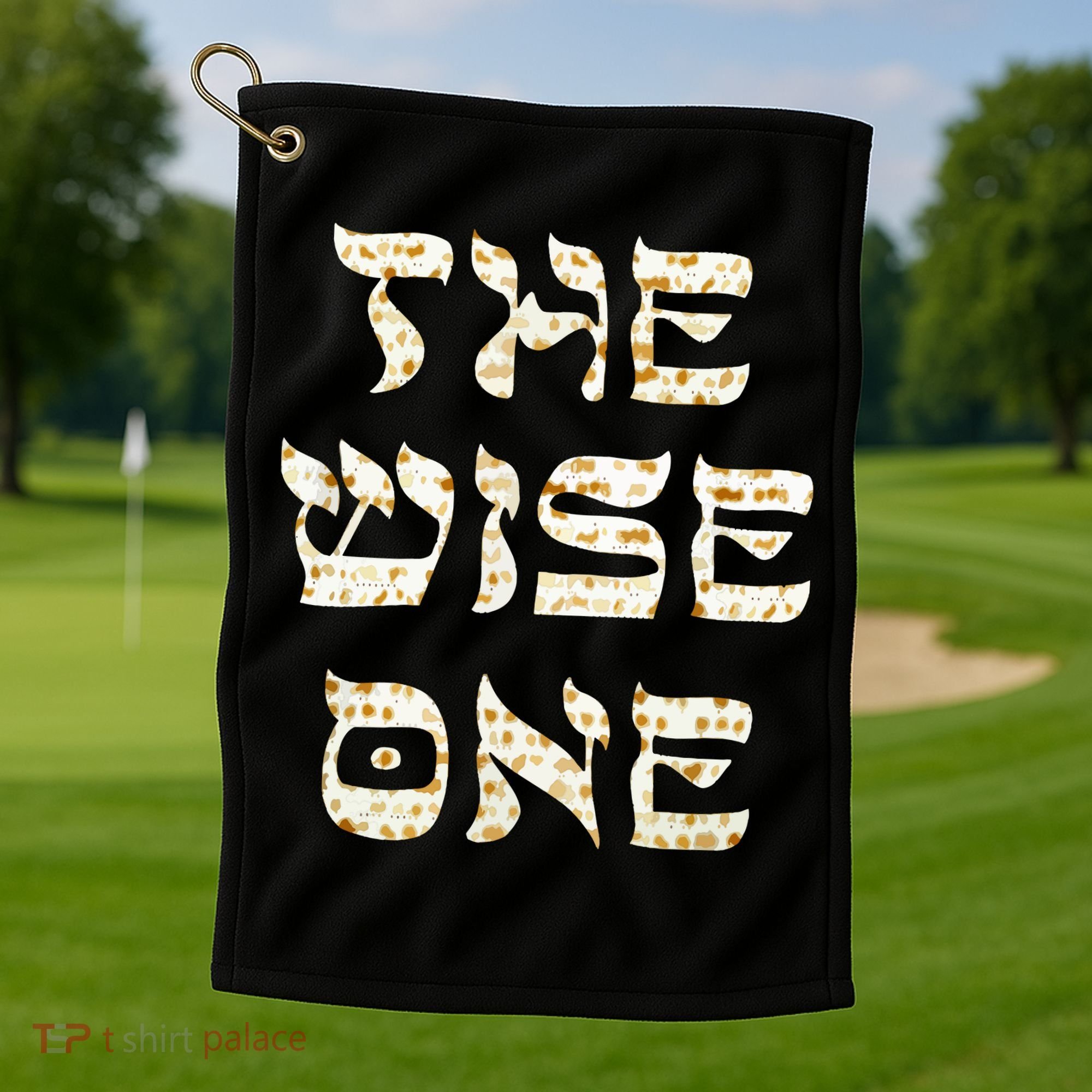 Passover The Wise One Funny Pesach Gift Golf Towel