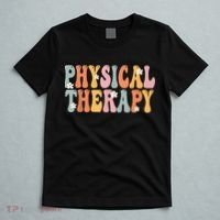 Physical Therapy Week Groovy Appreciation Day For Women Work T-Shirt thumb 5