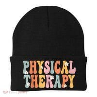Physical Therapy Week Groovy Appreciation Day For Women Work Beanie thumb 0