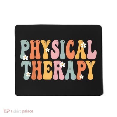 Physical Therapy Week Groovy Appreciation Day For Women Work Mousepad