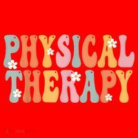 Physical Therapy Week Groovy Appreciation Day For Women Work Santa Hat thumb 1