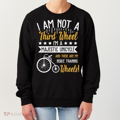 Professional Third Wheel Unicycle Dating Humor Sarcasm Gift Women's Sweatshirt