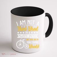 Professional Third Wheel Unicycle Dating Humor Sarcasm Gift Coffee Mug thumb 1