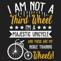 Professional Third Wheel Unicycle Dating Humor Sarcasm Gift Hat thumb 2