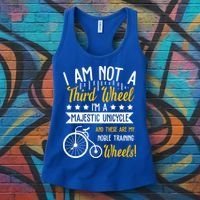 Professional Third Wheel Unicycle Dating Humor Sarcasm Gift Women's Tank Top thumb 3