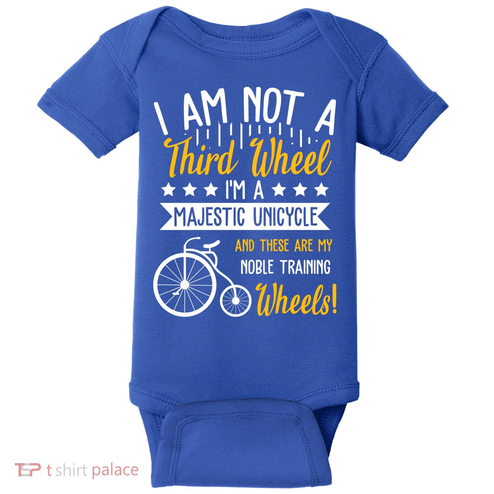Professional Third Wheel Unicycle Dating Humor Sarcasm Gift Baby Bodysuit