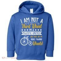 Professional Third Wheel Unicycle Dating Humor Sarcasm Gift Toddler Hoodie thumb 0