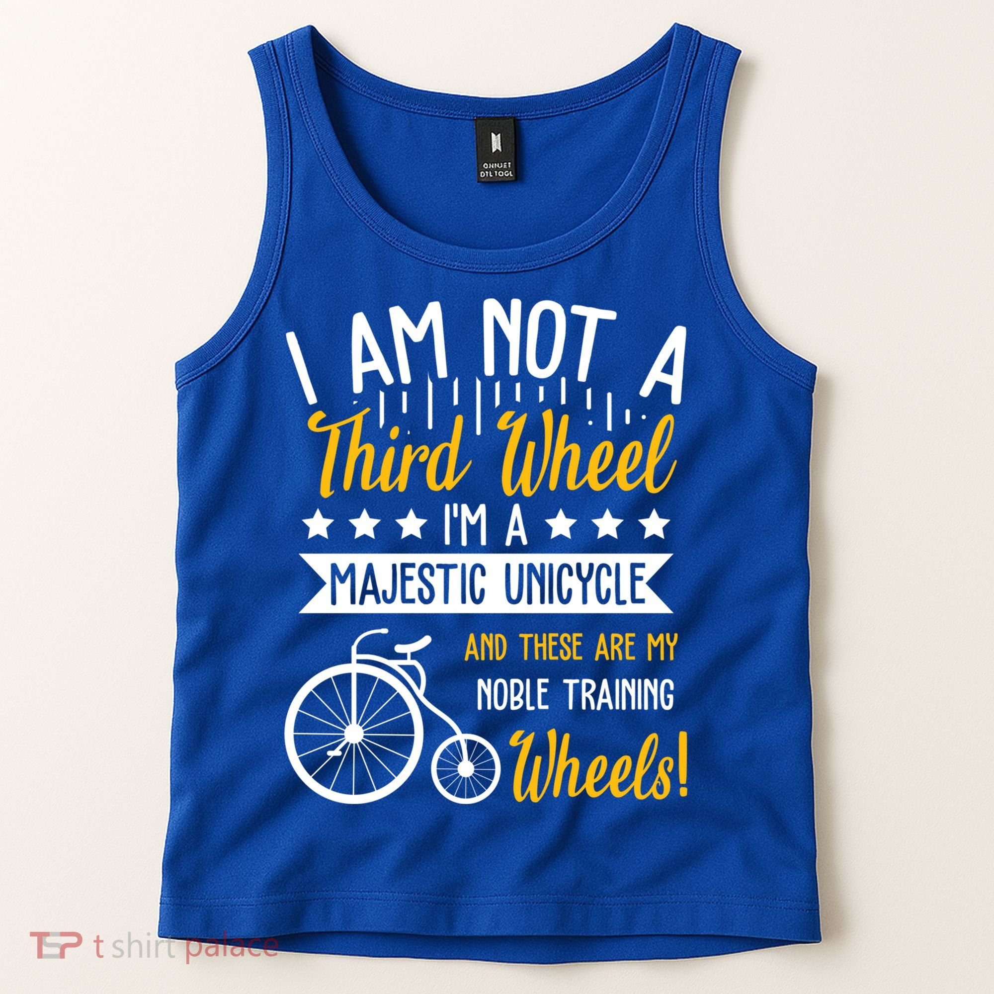 Professional Third Wheel Unicycle Dating Humor Sarcasm Gift Tank Top